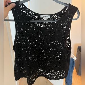Black BB Dakota cropped tank top